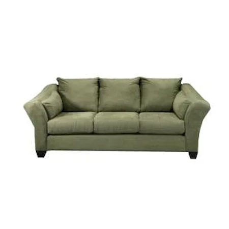 Sofa with Flared Track Arms